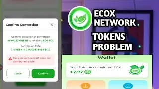 Ecox Token Convert Problem // How to Concert Ecox token // Ecox Network New Update // ECOX NETWORK