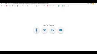 How To Create Social Media Buttons Hover Effect Using HTML and CSS