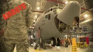 C-130 Hercules Maintenance Time-lapse