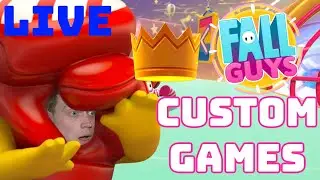 Fall Guys Customs Games Come and Join #fallguys #live #livegaming #gamertok