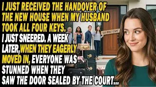 Just Received The New House🏠And My Husband Took All Four🔑. I Just Smirked...😏Until They Moved In...🤫