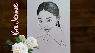 Pencil Sketch Drawing of  Blackpink Jennie-Step By Step | Drawing Tutorial | YouCanDraw