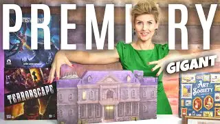 PREMIERY - Gigantyczna plansza │Terrorscape │ Art Society │ Najnowsze gry planszowe