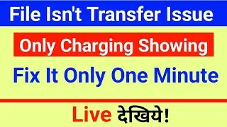 laptop/pc not connecting to phone only charging | how to fix PC and mobile not connecting with usb