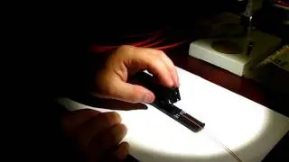 Stripping and cleaving optical fiber