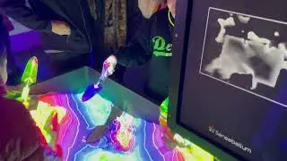 The Sandbox of Life Interactive Light Art Installation