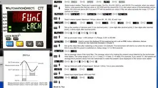 Counter/Timer/Tach (CTT) - Tachometer Function Demo from AutomationDirect