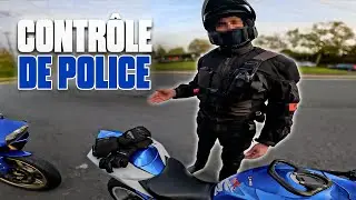 LA POLICE ME CONTRÔLE EN GSXR !👮‍♂️🤬 {Plus de permis?!}