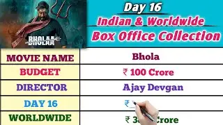 Bhola Day 16 Official Collection | Bhola Worldwide Collection Day 16