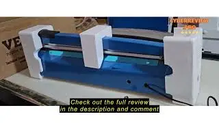 Review VEVOR Impulse Sealer 8 inch, Manual Heat Seal Machine with Adjustable Heating Mode, ABS Shrin