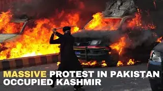 Protests in Pakistan are massive occupied Kashmir, injuring 78 people, including 19 policeman