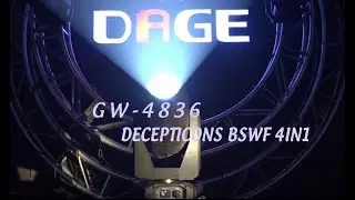 DAGE GRAND LAUNCH! GW-4836 480W  Beam/Spot/Wash/Frame 4 IN 1 with CMY+CT0!