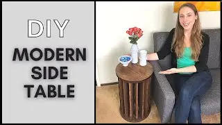 DIY MODERN SIDE TABLE | Plus Bonus DIY Decor | Diana DIY Decor