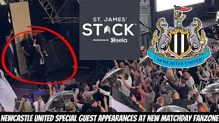 Darren Eales LIVE CHANTS ON STAGE AT NEWCASTLE UNITED’S ST JAMES STACK !!!!!