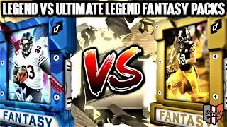 WHAT'S BETTER? ULTIMATE LEGEND VS LEGEND FANTASY PACKS? YOU WON'T BELIEVE IT! Madden 20 Pack Opening