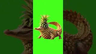 Крокодилло Ананасинно Итальянская мозговая гниль - Зеленый экран #шорты #зеленыйэкран #мем #италь...