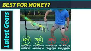 Pickleball Topspin Trainer: Amazing Skills, No Ball Pick-Up!