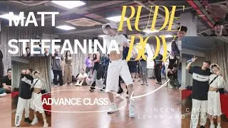 RUDE BOY - RIHANNA (REMIX) | MATT STEFFANINA CHOREOGRAPHY | WORKSHOP CLASS | Vincent Chou Learning