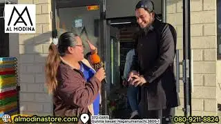 Brazilian Customer Visits AL MODINA HALAL FOOD & Gives Feedback
