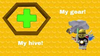 Hive tour + item showcase! (First video) #beesmas #beeswarmsimulator #bss