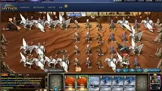 Rise of Mythos - Desert Fortress Stage 1 (Solo)