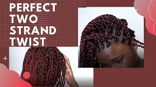 HOW TO: TWO STRAND TWIST WITH TWO TONE HAIR EXTENSIONS