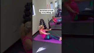 This isn&rsquo;t an ab exercise. It&rsquo;s spinal organisation and ribs, pelvis control in Pilates.