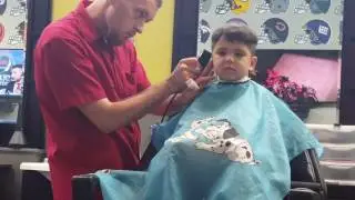 Falling asleep in the barbers chair