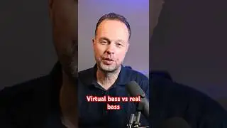 Virtual bass vs real bass! #shorts