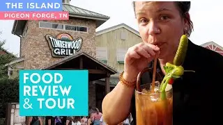 TIMBERWOOD GRILL FOOD REVIEW & TOUR. THE ISLAND IN PIGEON FORGE TENNESSEE!! 34OZ BLOODY MARY!