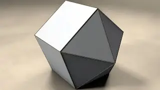 Net of Elongated Pentagonal Bipyramid / Розгортка подовженої п'ятикутної біпіраміди (J16)