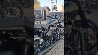 SHACK BLACK 😍 Goan Classic 350 💥💥💯 #royalenfield #classic350 #shorts #viral #trending #ytshorts #yt