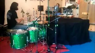 Flick Rick (Raygun Rebels) in the studio