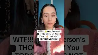 WTF!!! ⚠️Your Person's THOUGHTS Of You TODAY 🔥 I WAS NOT EXPECTING THIS!! Love Tarot Reading