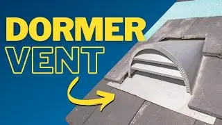How to Install a Dormer Vent on a Flat Tile Roof