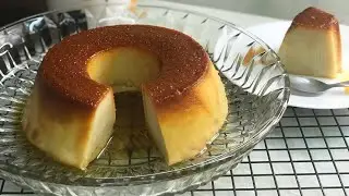 Como fazer pudim de pão amanhecido simples e saboroso! Sem leite condensado! Fiz na boca do fogão!