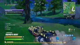 Fortnite | C02S01 | Jump A Motorboat Through Different Flaming Rings