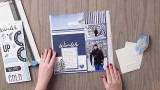 Glacier Mat Pack Layout Project by Creative Memories