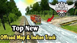 🚚 Top New Best Offroad Map in Bus Simulator Indonesia || Indian Track Mod Leyland Track Drive 🎢