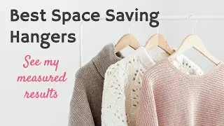 DOUBLE Your Closet STORAGE INSTANTLY! | SPACE SAVING Stainless Steel Hangers