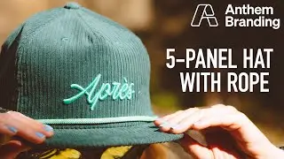 *5 Panel Hat with Rope*: A Touch of Contrast for Your Brand's Collection by Anthem Branding