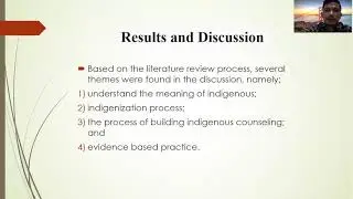 INDIGENOUS COUNSELING AS A THERAPEUTIC ALTERNATIVE IN LOCAL CULTURAL CONTEXT