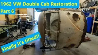Реставрация VW Double Cab 1962 года (часть 6) | Приведен в порядок и готов к беспылевой струйной ...