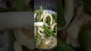 mixed seafood and green beans part2