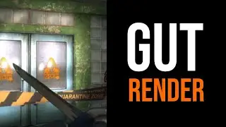 Dying Light Game Stuffed Turtle Gut Render Weapon Only