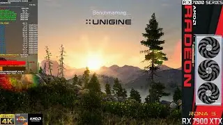 Unigine Valley Ultra Settings 3.1GHz Overclock 4K | RX 7900 XTX | R7 5800X 3D