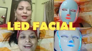 LED Facial | Red Carpet Facial Treatment | LED Lights Therapy Mask | #vlog #ledmaske #facial
