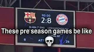 Pre-season looking better than last season 😭 🙏