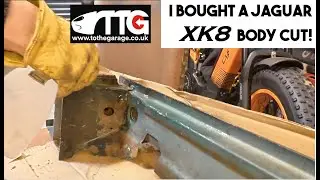 I got a Jaguar XK8 Body cut to attempt to save Steel my 2001 XK8. I really am crazy! but dont care!