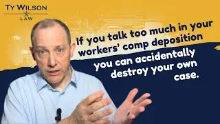 If you talk too much in your workers&rsquo; comp deposition, you can accidentally destroy your own case.